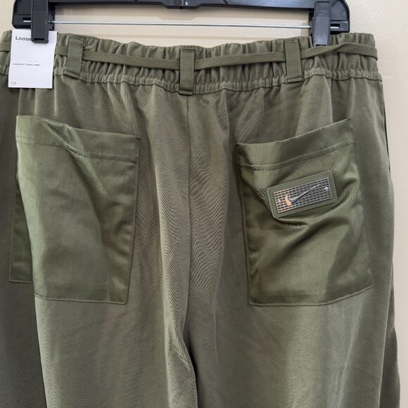 Nike Air Devin Booker Dri-FIT Tear Away Pants Olive Mens L-Tall HJ3899-222 NEW - Picture 6 of 16